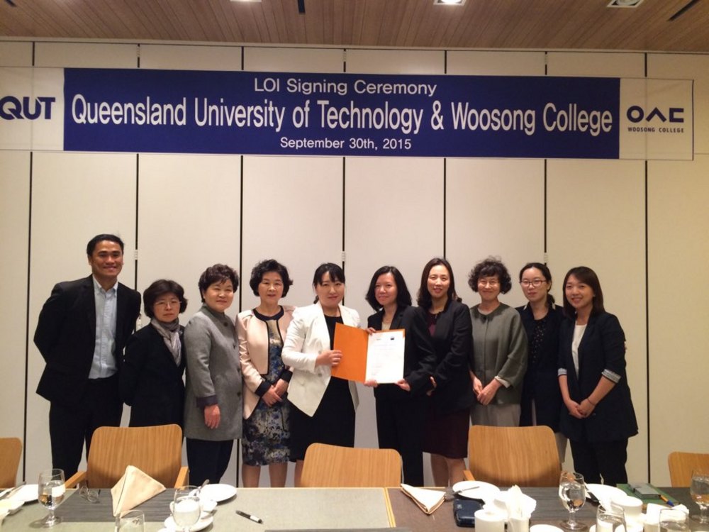 호주 Queensland Univ.of Technology와의 국제교류LOI 체결